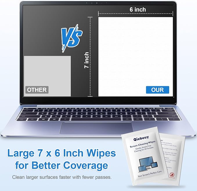Screen Cleaner Wipes, Car Screen and More, Quick-Dry No Residue Wipes - Image 3