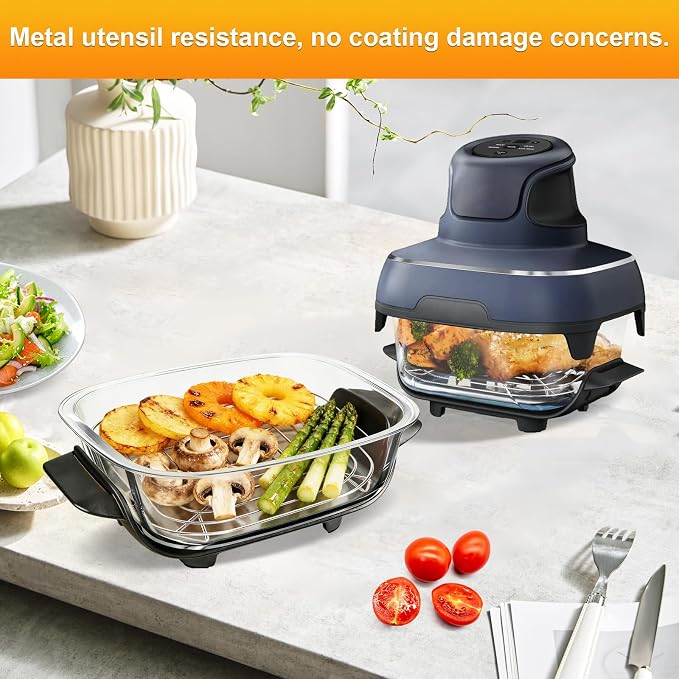Crisper Rack for Ninja Crispi Air Fryer FN101, Stainless Steel Air Fryer Grill - Image 8