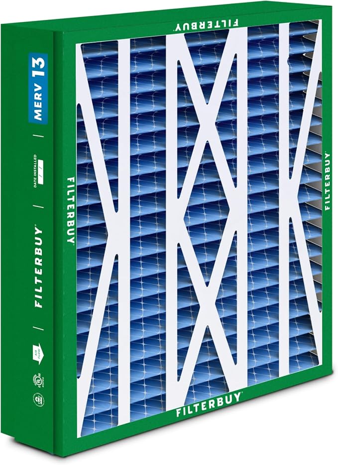 Filterbuy 24.5x27x5 Air Filter MERV 13 Optimal Smoke & Allergy Defense - Image 9