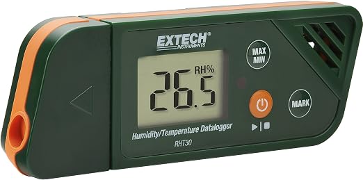 Extech RHT30 USB Humidity/Temperature Datalogger | RH 0.1-99.9%, air temp -22 - Image 2