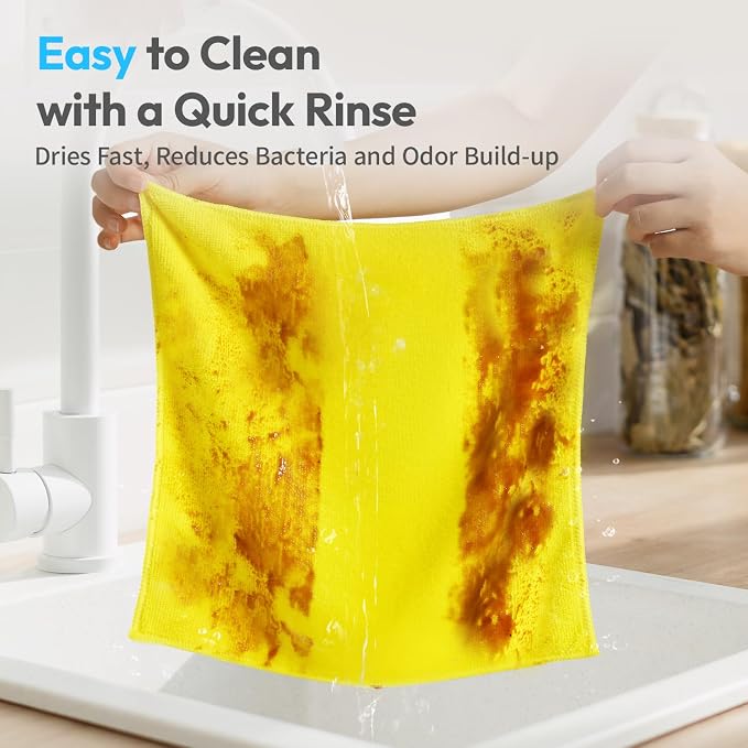 Microfiber Cleaning Cloth, 24 Pack, 12x12 Inch - Image 4