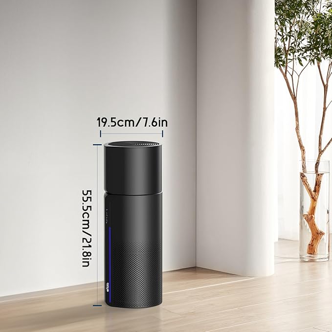 Afloia 2-in-1 Air Purifier and Humidifier Combo, Quiet 3-Stage Filtration - Image 8