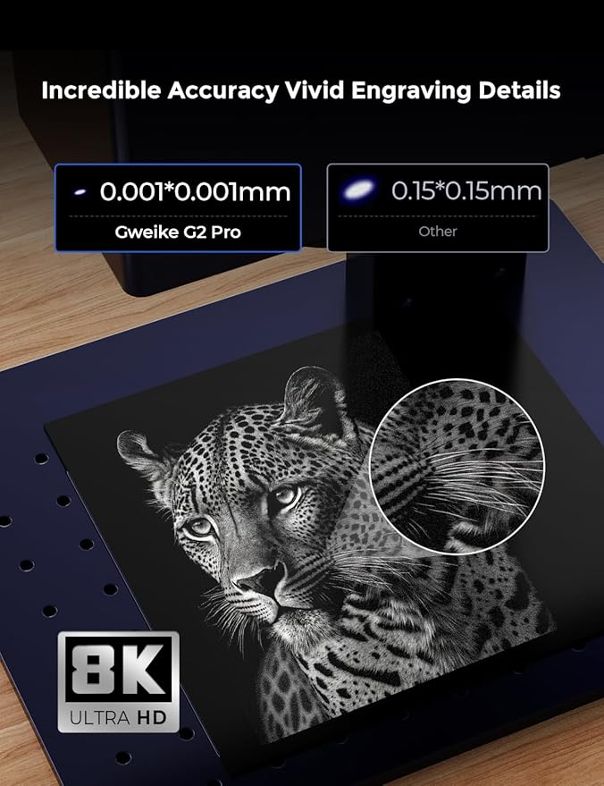 GWEIKE G2 Pro 30W Fiber Laser Engraver, 15000mm/s Fast Laser Engraver Machine - Image 3
