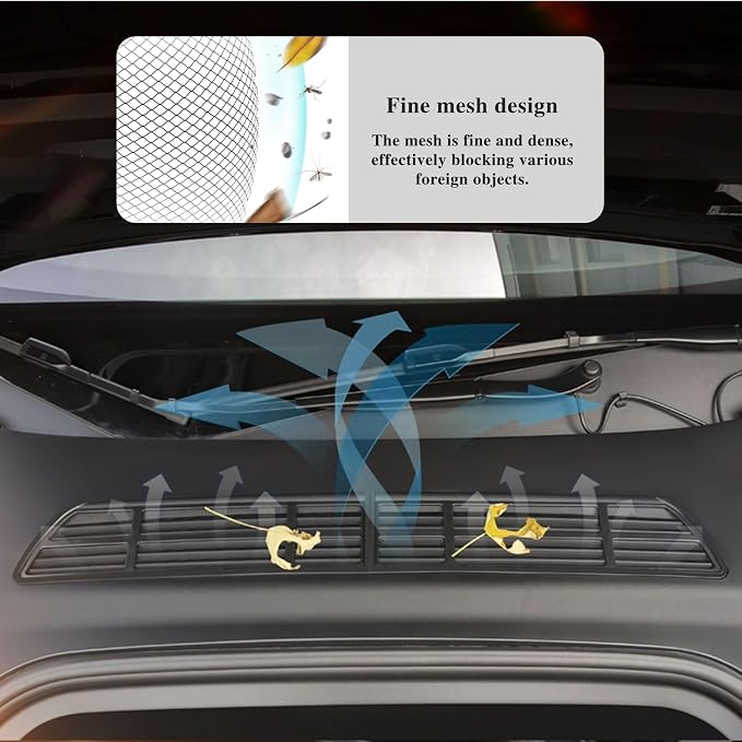 Air Intake Protective Cover for Tesla Model Y 2020 2021 2022 2023 2024 2025 Air - Image 3