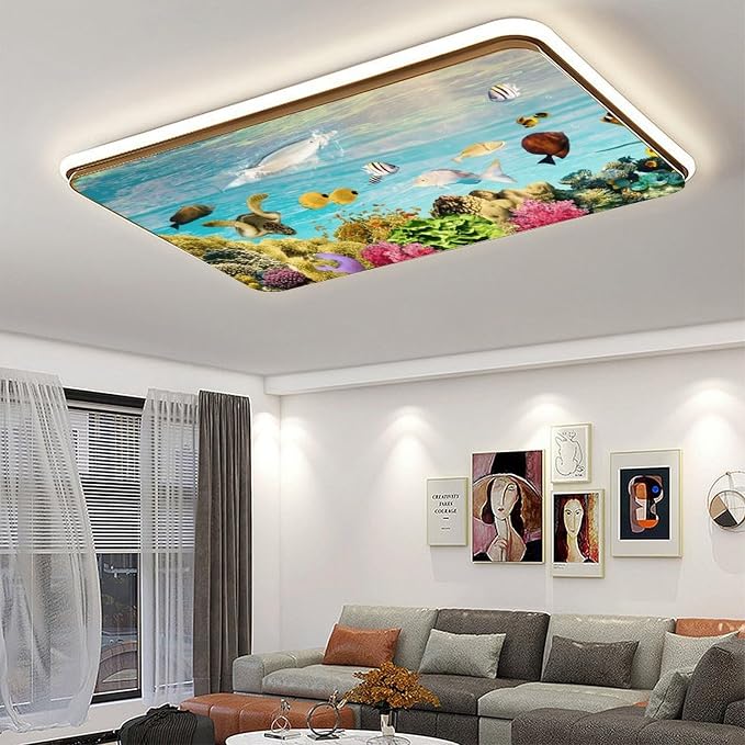 2PCS Fluorescent Light Covers for Classroom Ceiling Lights Magnetic Light Covers - Image 6