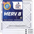 Filter King 29.5x35.5x2 Air Filter | 4-PACK | MERV 8 HVAC Pleated A/C Furnace by FilterKing