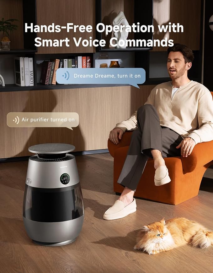 Dreame Pet Air Purifier AP10, Suck Up Floating Cat Dog Hair Dander, NeverChange - Image 8