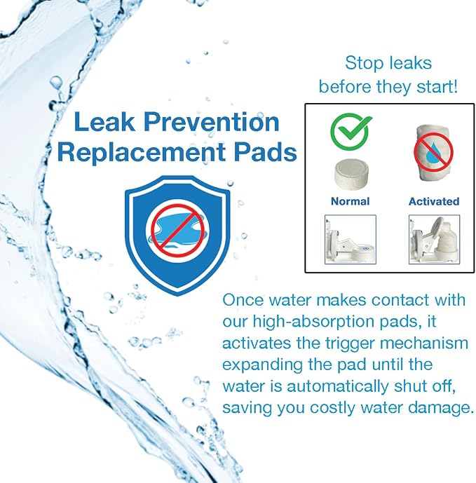 18mm 50 Pack, Leak Stop Valve Replacement Pads, US Company! Support American - Image 2