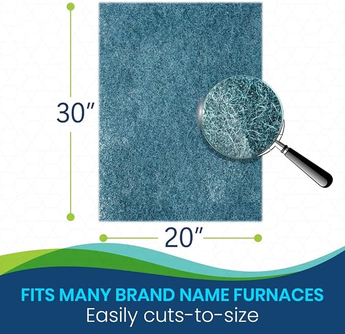 20x30x1 Cut To Fit Furnace & Air Conditioner Washable Reusable High Air Flow - Image 2