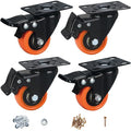 2" Caster Wheels, Casters Set of 4 Heavy Duty by ATrustedCasterWheelsBrand