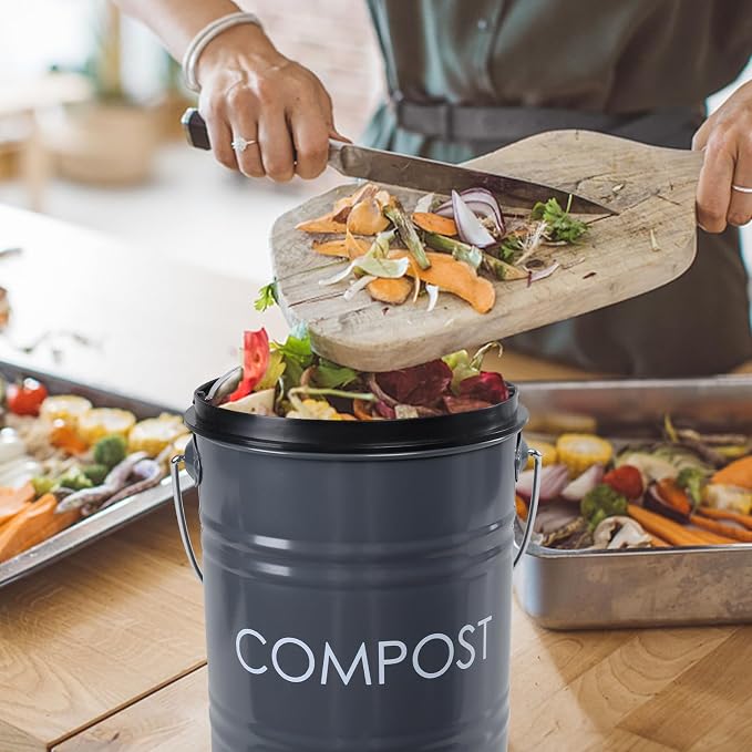 Vipush Compost Bin Kitchen Countertop Composter - Image 6