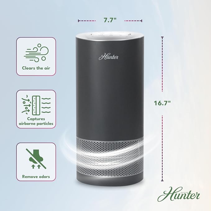 Hunter HP400 Round Air Purifier - Image 3