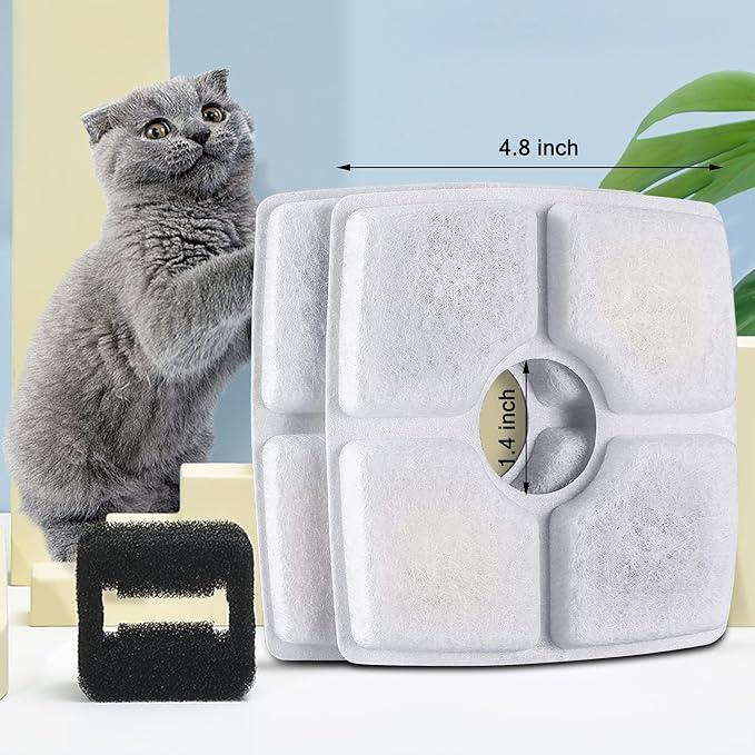 Cat Water Fountain Filters, 12 Pack Replacement Filter Fit - Image 5