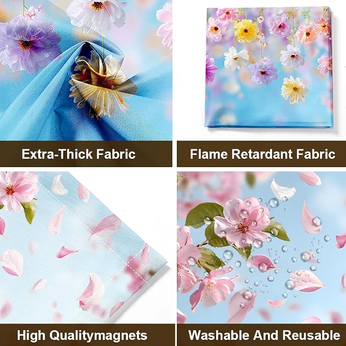 Fluorescent Light Covers-2 Pack 4 x 2 Feet Magnetic Ceiling Light Cover Room - Image 5