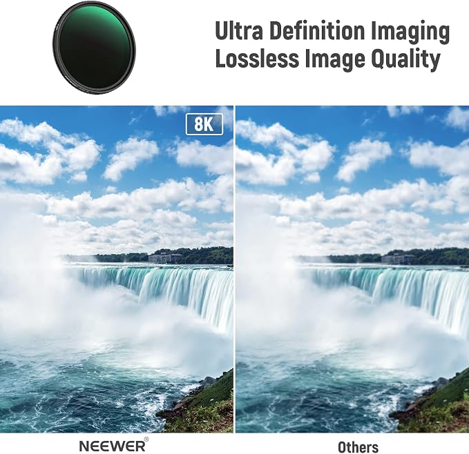 NEEWER 55mm HD Variable ND Filter ND2-ND32 No X Cross/Optical Glass/30 Layer - Image 5