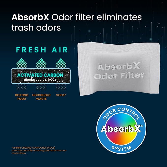 iTouchless AbsorbX 2-Pack Trash Can Odor Filter - Image 3