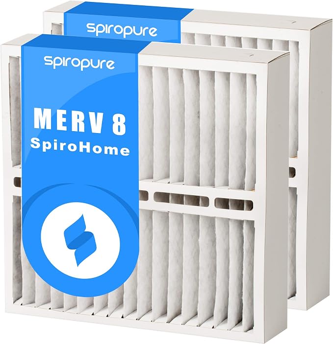 SpiroPure 21x23.5x5 MERV 8 Trane BAYFTAH23M Aftermarket Air Filters, 2 Pack by SpiroPure