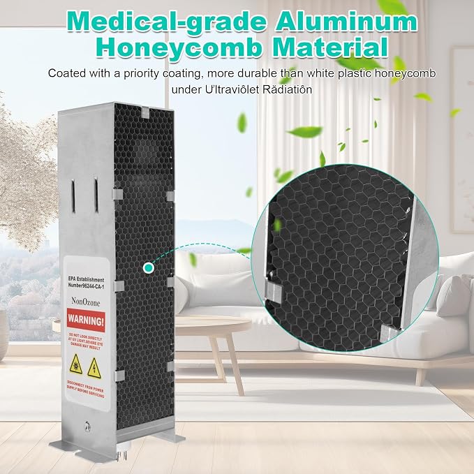 Air Scrubber Plus Advanced Photocatalytic Oxidation 9 Inch Replacement Cell and - Image 2