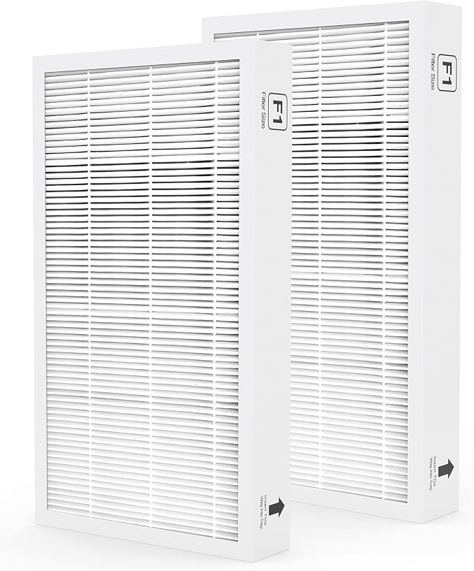 F1 2-Pack H13 HEPA Replacement Filter, Compatible by Unknown