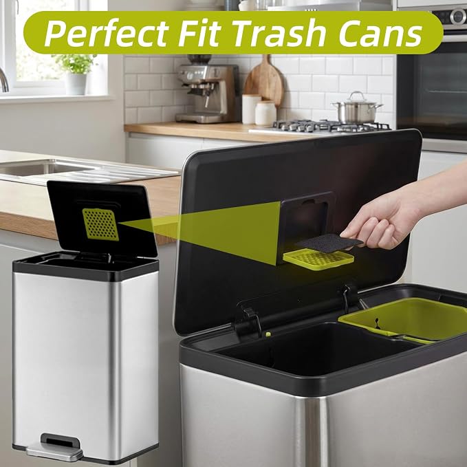 12 Pack Trash Can Odor Filter Refills - Image 4
