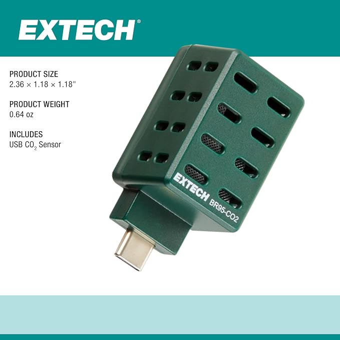 Extech BR95-CO2 External Carbon Dioxide Sensor Accessory - Image 7