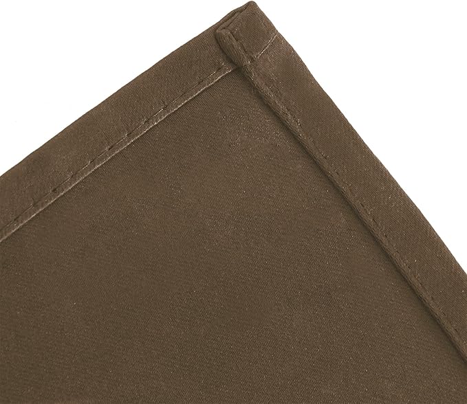 LEMOMO Brown Thermal Blackout Curtains/42 x 72 Inch/Set of 2 Panels Room Darkening Curtains for Bedroom