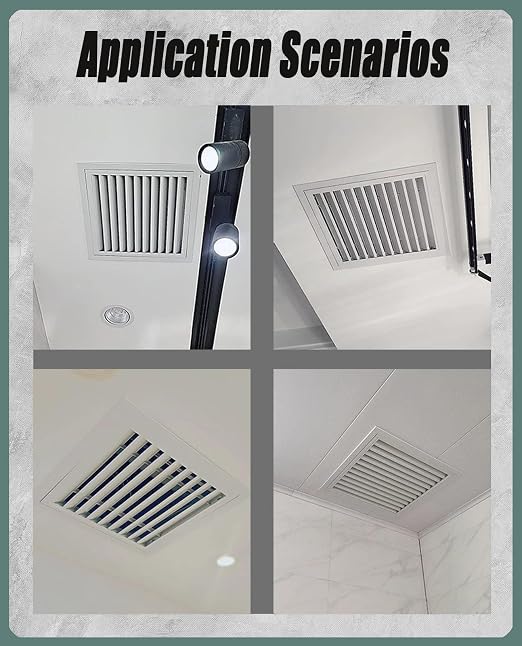 Louvered Air Circulation Vent Cover，Aluminum Vent Access Panel - Image 6