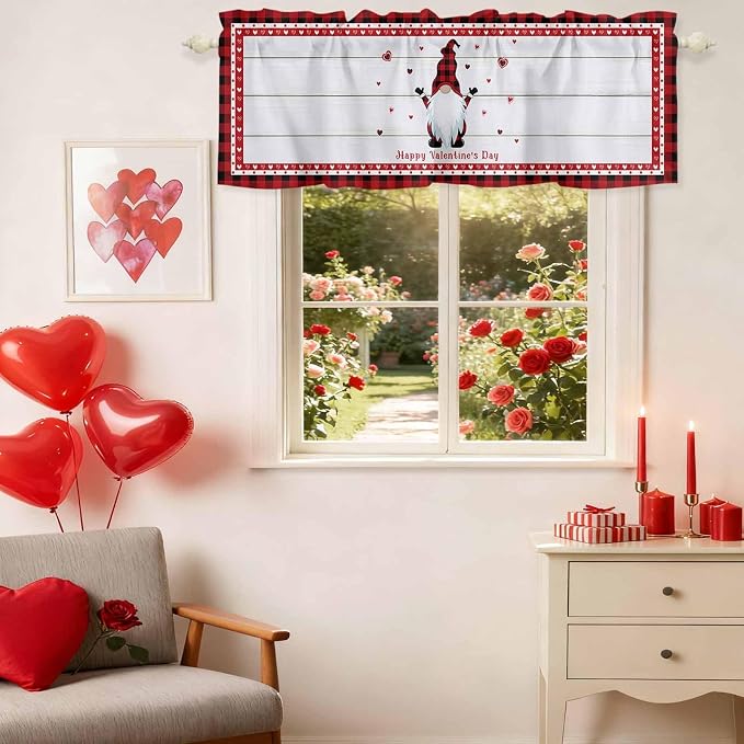 Valentine's Day Valance Curtains - Image 5