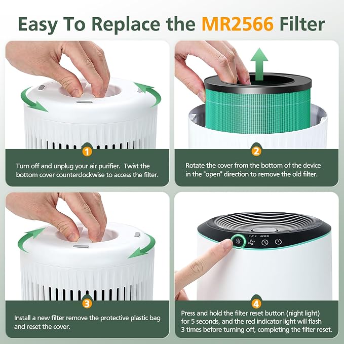 2 Pack MR2566 Filter Compatible - Image 8