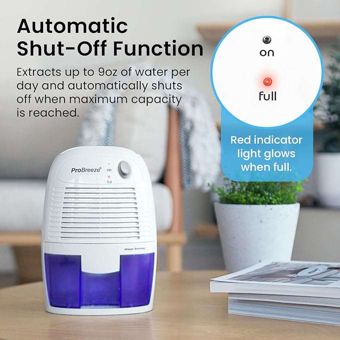 Pro Breeze Electric Mini Dehumidifier - Image 4