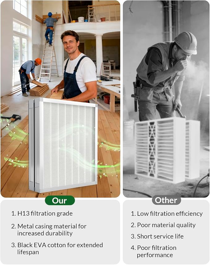 F301H HEPA Filter for Air Shield 550 HEPA Air Scrubber - Image 6