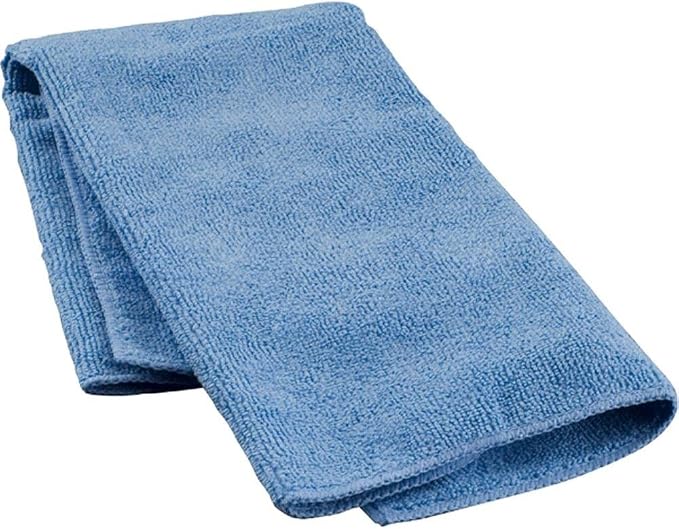 Quickie Microfiber Cleaning Cloth 14 x 14 Inches Blue Pack of 288 Washable and by Quickie