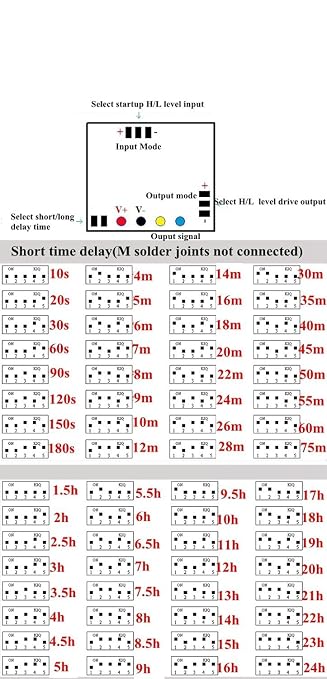 5 PCS Time Delay Module, Icstation Timer Switch Module On Off Control Board 10s - Image 5