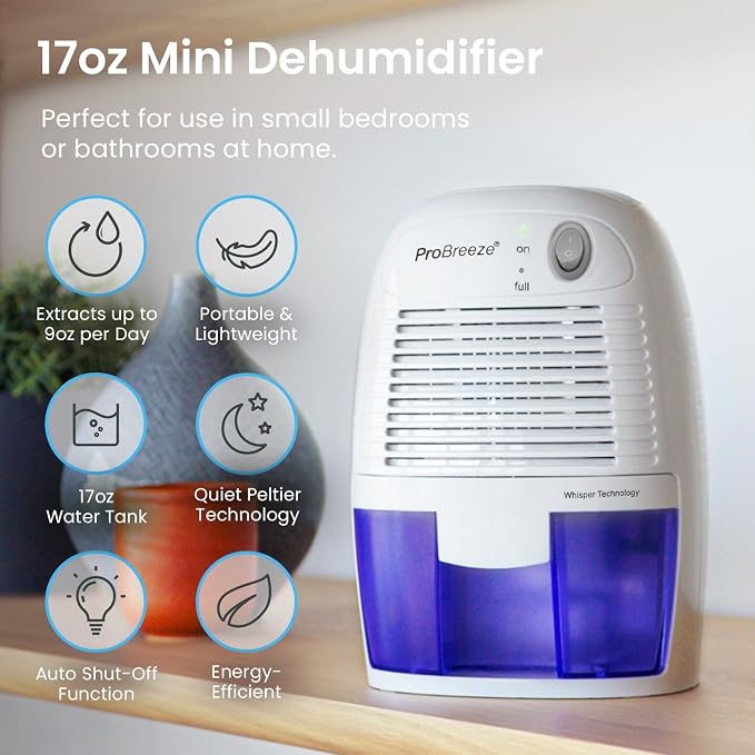 Pro Breeze Electric Mini Dehumidifier - Image 5