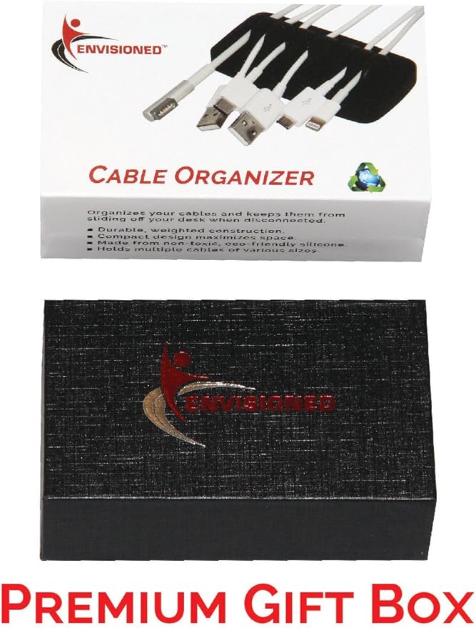Heaviest Cable Organizer on The Market! Compact and Weighted Desktop Cord - Image 5