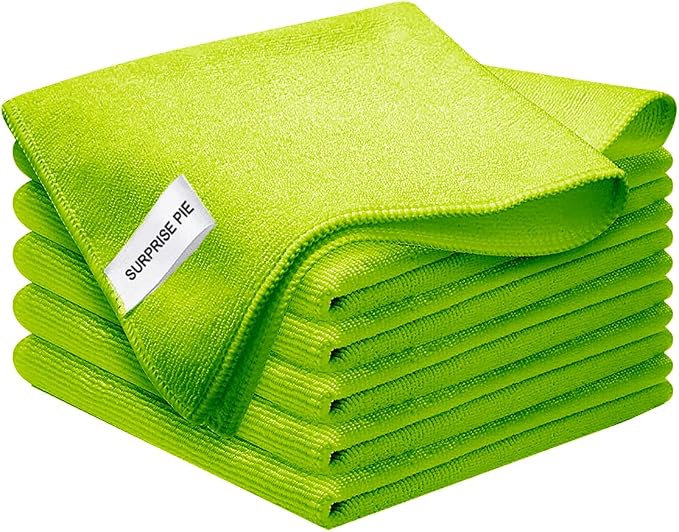 Microfiber Cleaning Cloth for Kitchen Housekeeping Dish Electronics Dust Rags by SURPRISEPIE