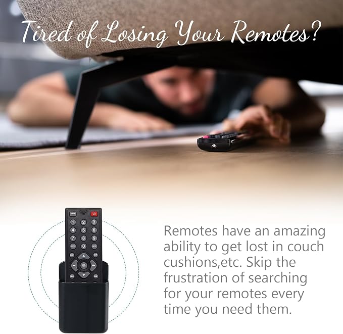 3 Packs Remote Control Holder Wall Mount, TV Remote Holder, Self Adhesive - Image 2