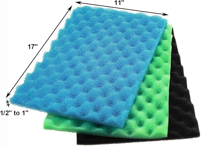 AQUANEAT Aquarium Bio Sponge Foam Filter Media Pad Cut-to-fit - Image 5