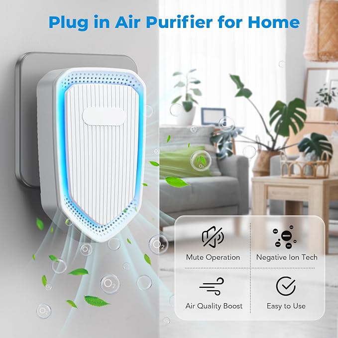 Plug In Air Purifiers Quiet Air Freshener - Image 2