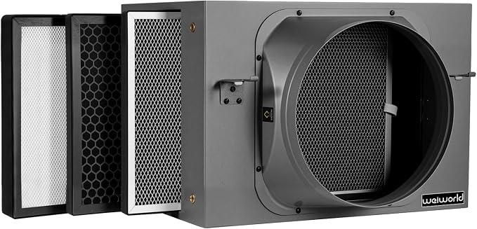 Inline Filter Box 10 ", 3-Layer Air Filtration Box by weiworld