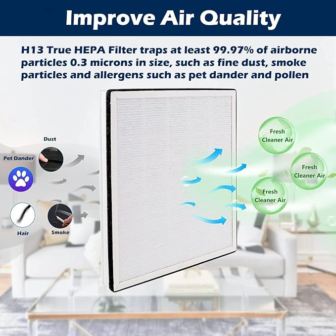 Replacement 3-in-1 H13 True HEPA Filter - Image 3