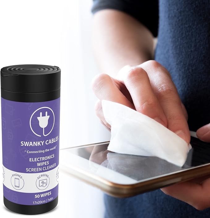 Swanky Cables Screen Cleaner Wipes: Electronic Wipes - Image 5