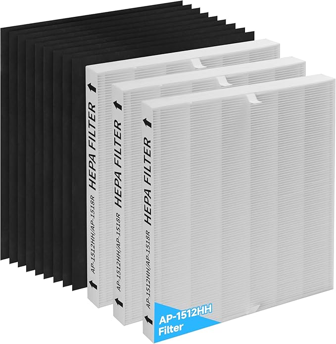 3-Pack AP-1512HH Replacement Filter, Compatible by GoKBNY