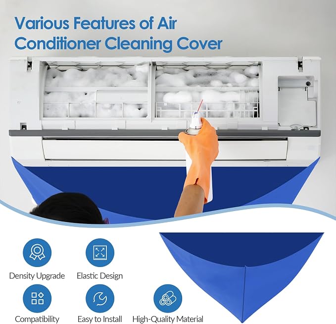 Fenteer Air Conditioner Washing Bag, Waterproof Split AC Cleaning Cover - Image 5