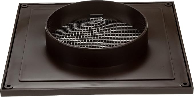 4 Inch Fit - Brown Plastic Vent Cover - Exhaust Dryer Vent Cover - Built-in - Image 8