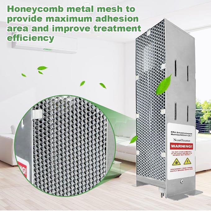 Air Scrubber Advanced Photocatalytic Oxidation 9 Inch Replacement Cell and Üν - Image 8