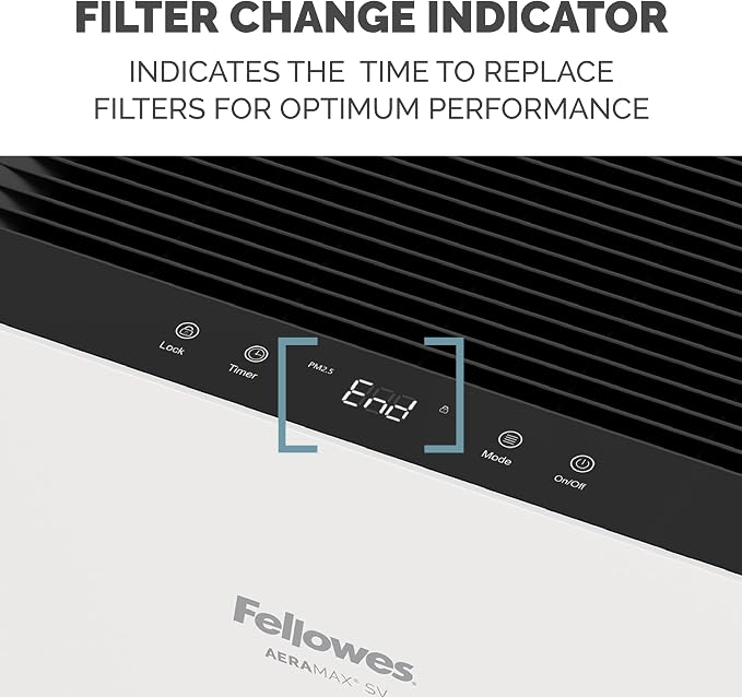 Fellowes AeraMax SV 4-Speed Large Room Air Purifier - Image 7