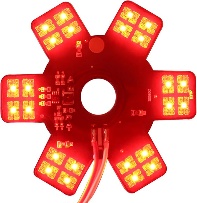 Air Cleaner LED Light 5" Truck Decorative Hex Style Air filter Lamp by BOLANTON