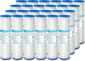 Membrane Solutions 50 Micron Pleated Polyester Sediment Water Filter 10"x2.5" by MembraneSolutions