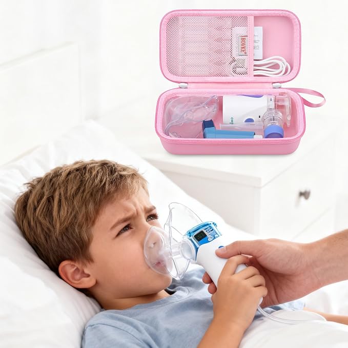 BOVKE Carrying Case for Handheld Electric Nebulizer for Adults and Kids - Image 7
